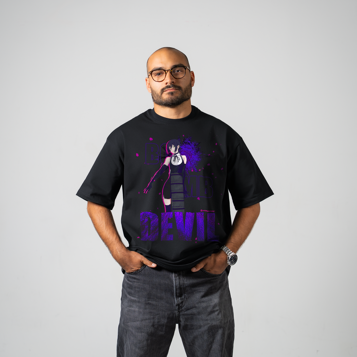 REZE TRICOU OVERSIZE - CHAINSAW MAN