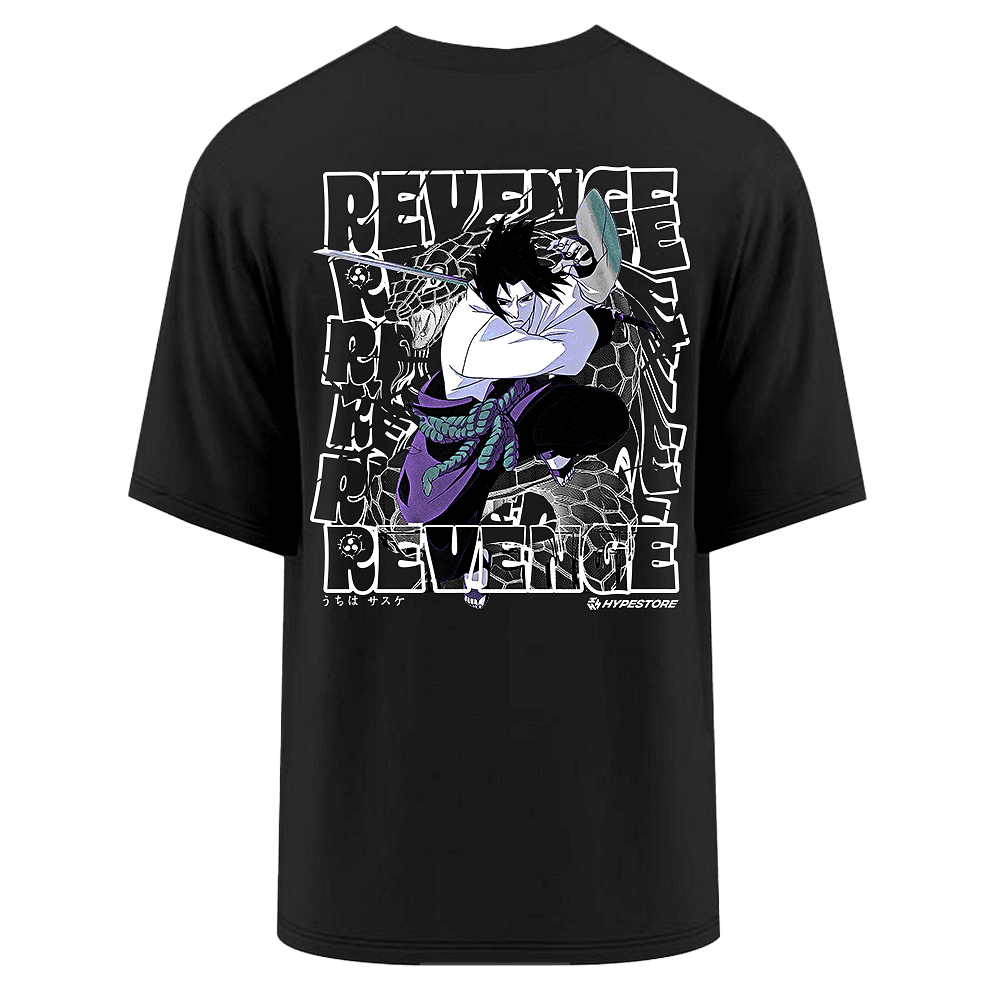 SASUKE TRICOU OVERSIZE - NARUTO