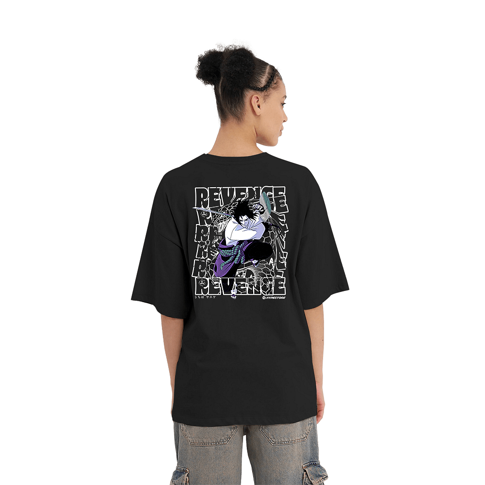 SASUKE TRICOU OVERSIZE - NARUTO