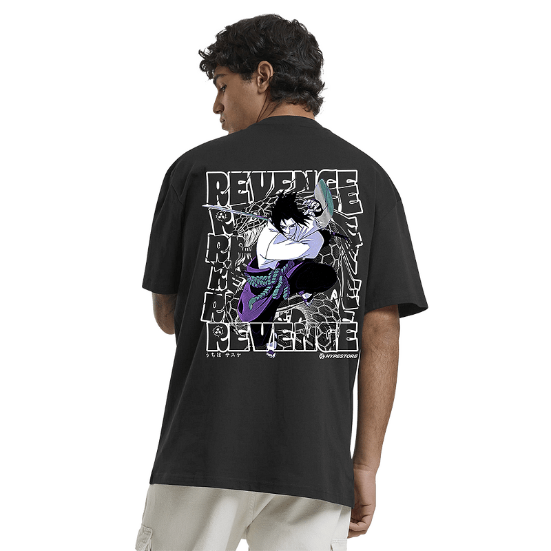SASUKE TRICOU OVERSIZE - NARUTO