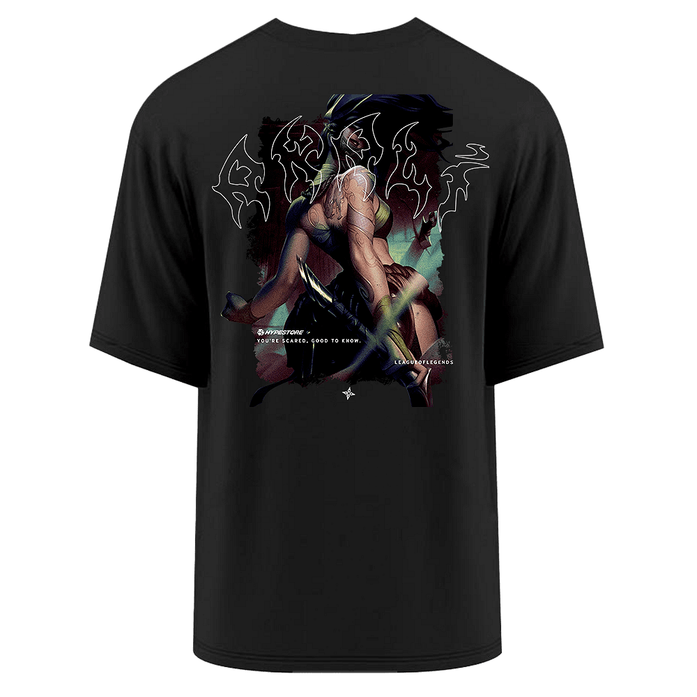 AKALI TRICOU OVERSIZE - LEAGUE OF LEGENDS