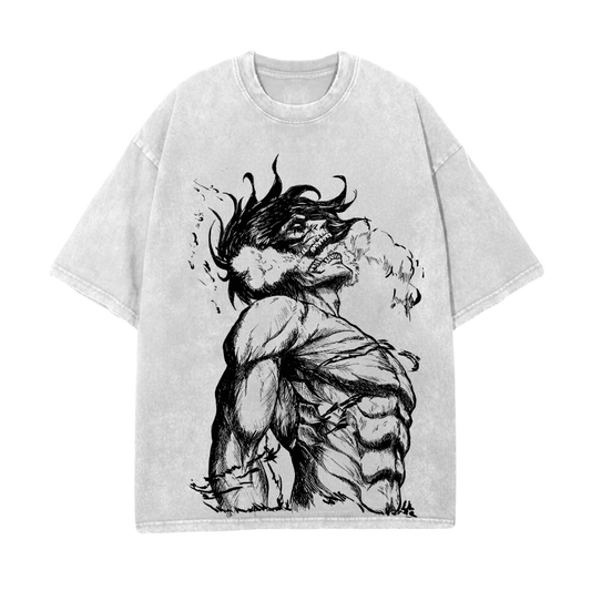 EREN TITAN OVERSIZE T-SHIRT - ATTACK ON TITAN