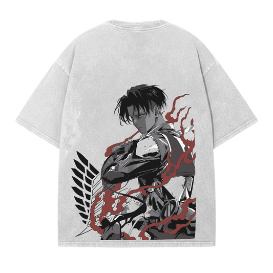 LEVI OVERSIZE T-SHIRT - ATTACK ON TITAN