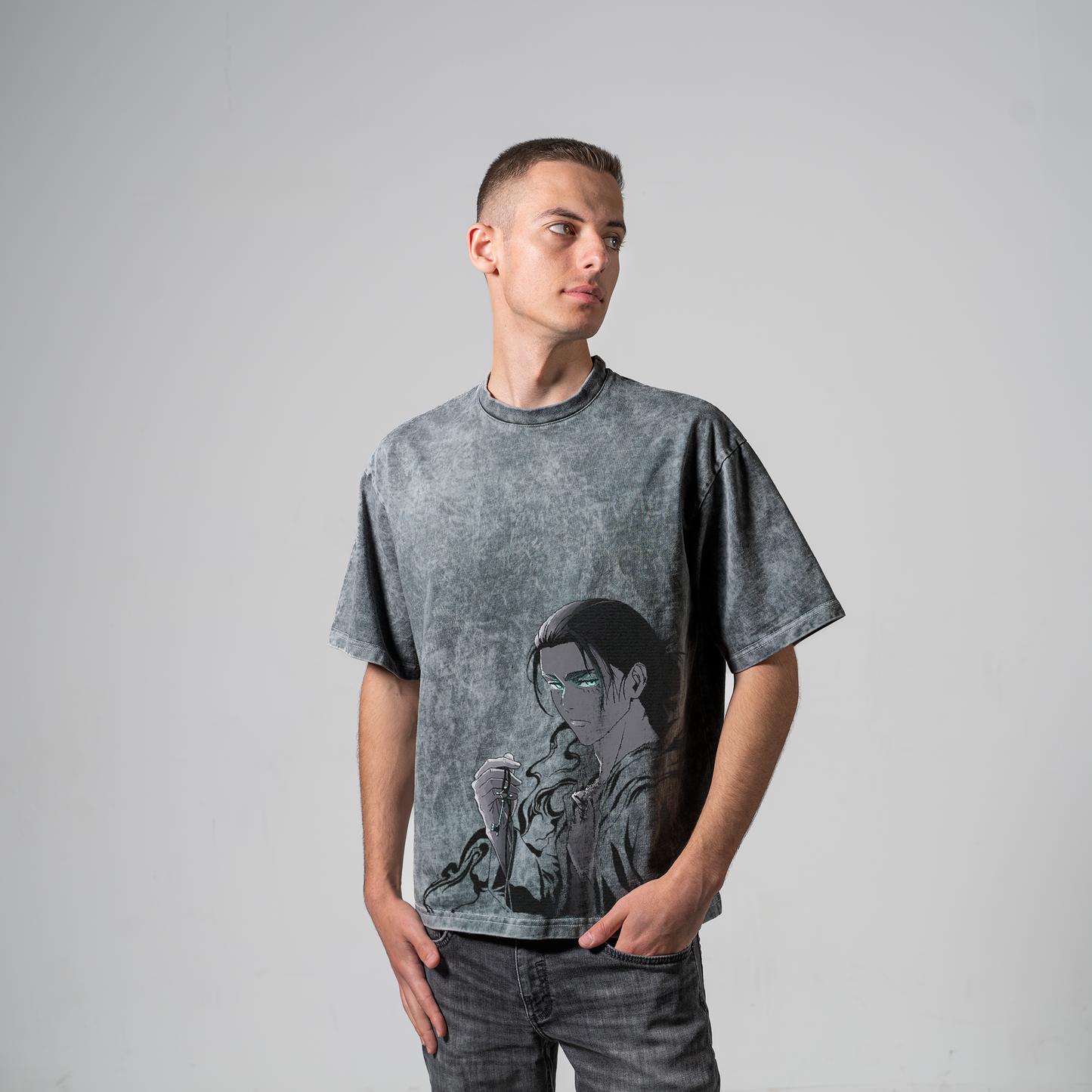 EREN OVERSIZE T-SHIRT - ATTACK ON TITAN