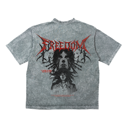 EREN FREEDOM TRICOU OVERSIZE - ATTACK ON TITAN