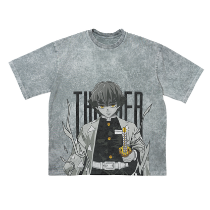 ZENITSU THUNDER TRICOU OVERSIZE - DEMON SLAYER