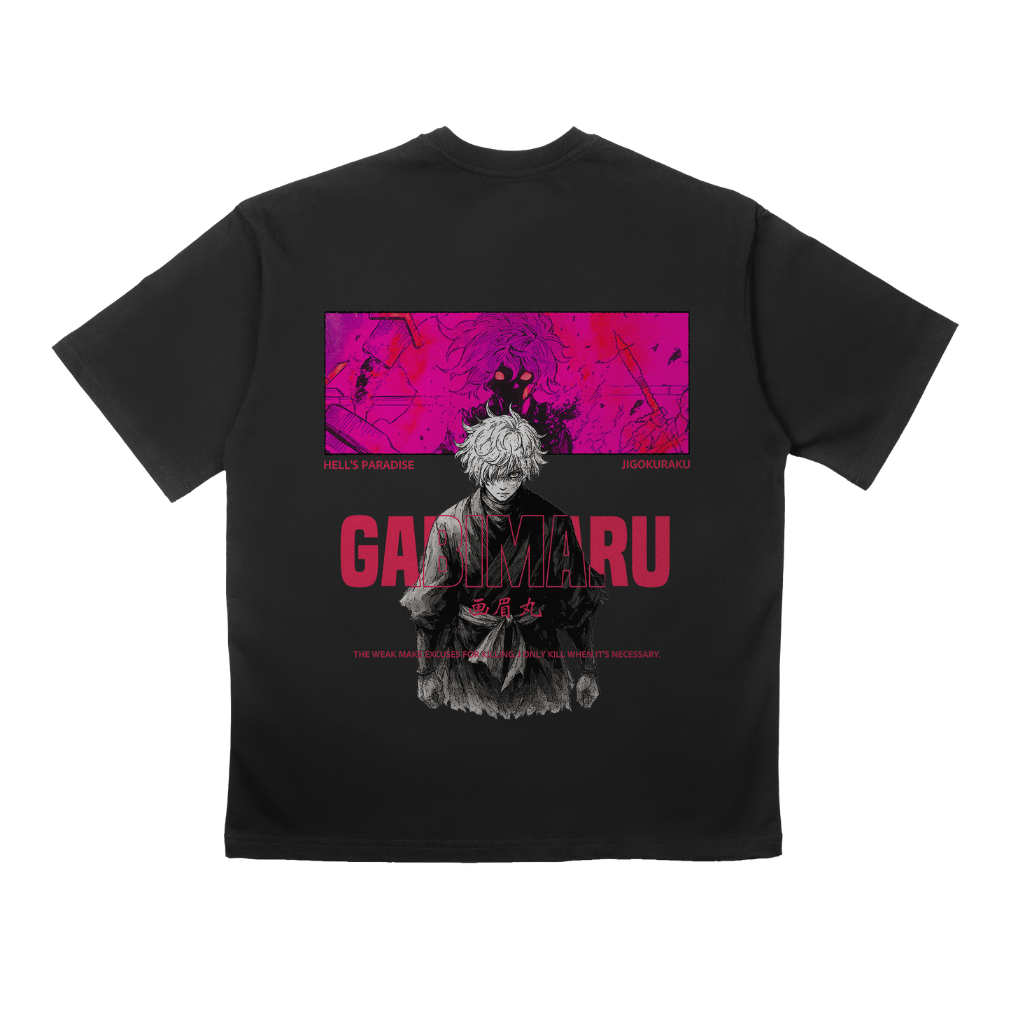 GABIMARU TRICOU OVERSIZE - HELL'S PARADISE