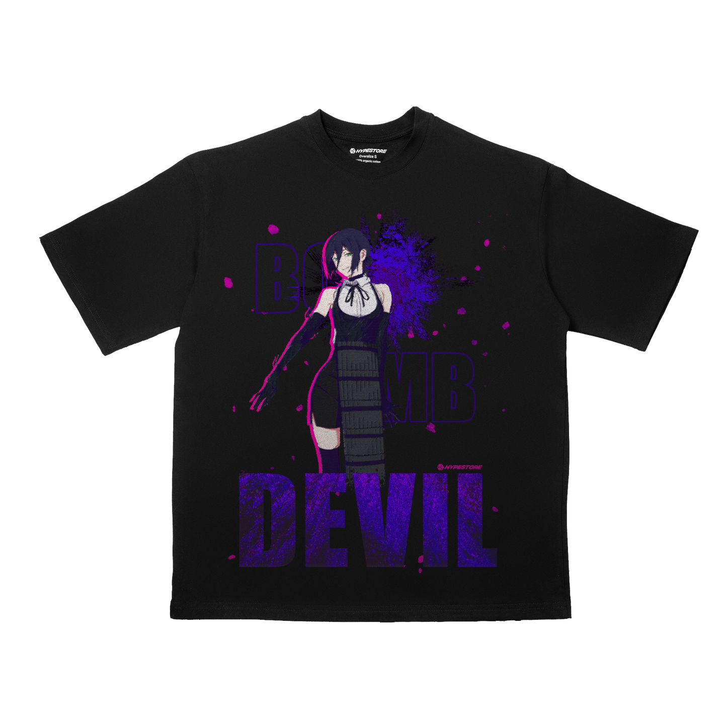 REZE TRICOU OVERSIZE - CHAINSAW MAN