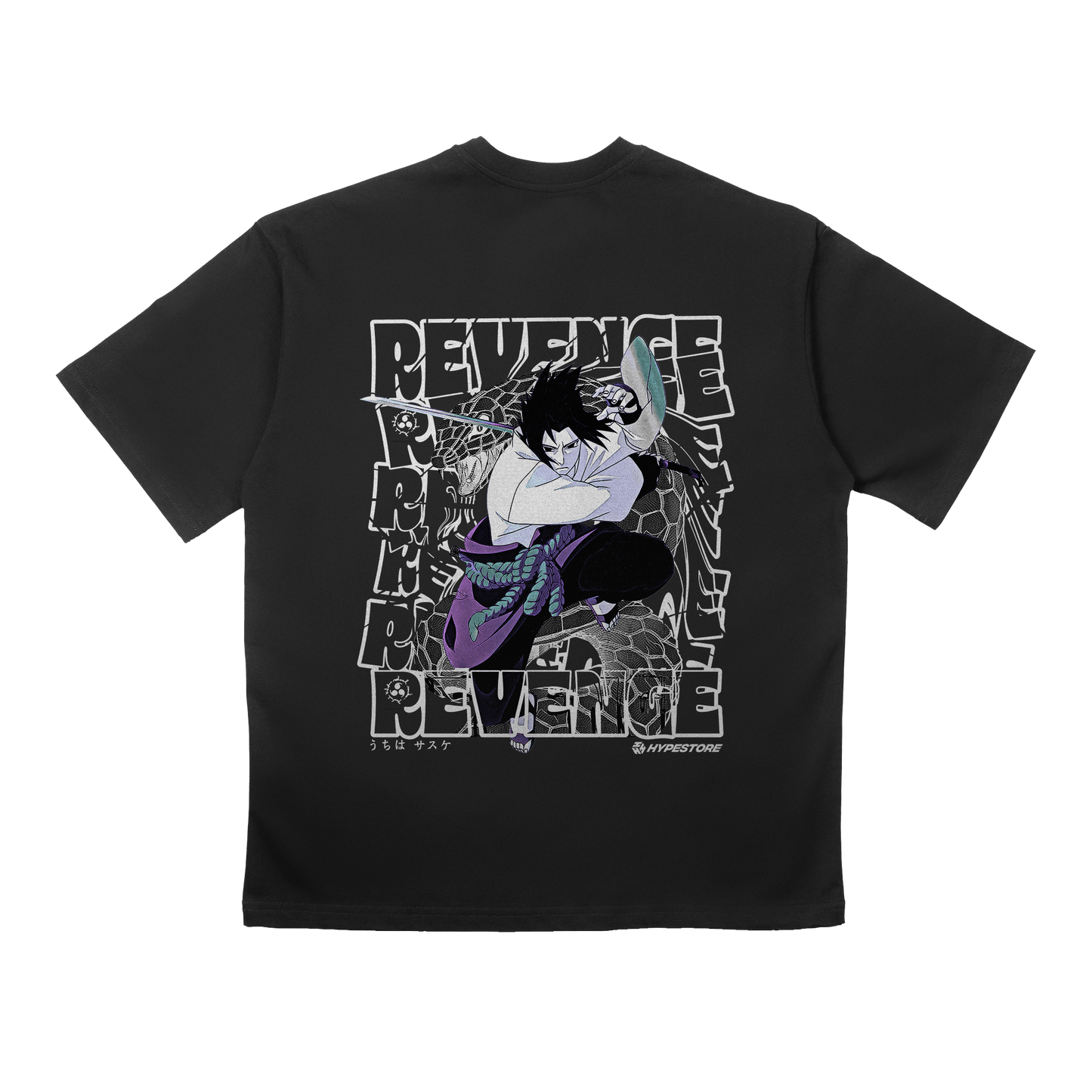 SASUKE TRICOU OVERSIZE - NARUTO