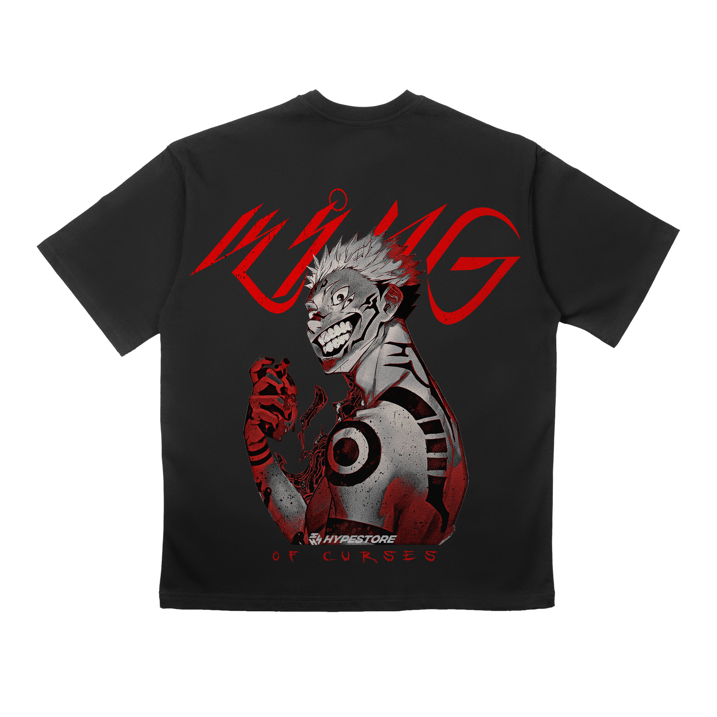 SUKUNA TRICOU OVERSIZE - JUJUTSU KAISEN