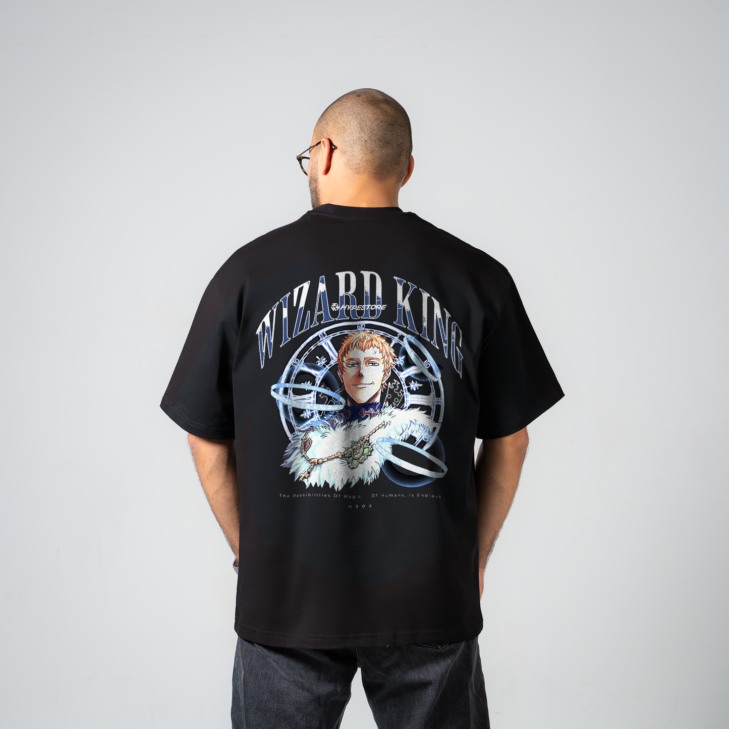 WIZARD KING TRICOU OVERSIZE - BLACK CLOVER
